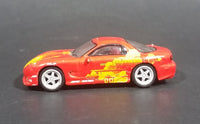 2002 Racing Champions Fast and Furious 1993 Mazda RX-7 Orange Julius Diecast Toy Car - Treasure Valley Antiques & Collectibles