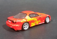 2002 Racing Champions Fast and Furious 1993 Mazda RX-7 Orange Julius Diecast Toy Car - Treasure Valley Antiques & Collectibles