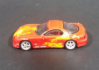 2002 Racing Champions Fast and Furious 1993 Mazda RX-7 Orange Julius Diecast Toy Car - Treasure Valley Antiques & Collectibles