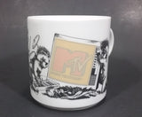 Vintage 1986 MTV Networks Inc Rock Pop Punk Music Television Ceramic Coffee Mug - Treasure Valley Antiques & Collectibles