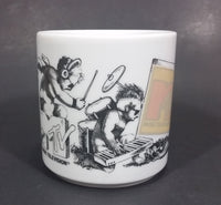 Vintage 1986 MTV Networks Inc Rock Pop Punk Music Television Ceramic Coffee Mug - Treasure Valley Antiques & Collectibles