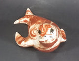 Ceramitique Alaska Clay Ceramic Brown Swirl Seal Figurine - Signed Carol - Treasure Valley Antiques & Collectibles