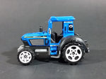 2006 Matchbox Mattel 703 Blue Farm Tractor Die Cast Toy - Treasure Valley Antiques & Collectibles