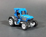 2006 Matchbox Mattel 703 Blue Farm Tractor Die Cast Toy - Treasure Valley Antiques & Collectibles