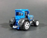 2006 Matchbox Mattel 703 Blue Farm Tractor Die Cast Toy - Treasure Valley Antiques & Collectibles