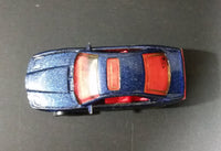1990s Hot Wheels Blue BMW 850i w/ Red Interior and Gold Rims Die Cast Toy Car - Treasure Valley Antiques & Collectibles