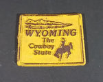 Wyoming "The Cowboy State" State Shaped Fridge Magnet Collectible Souvenir - Treasure Valley Antiques & Collectibles