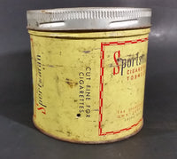 1940s 1950s Carreras Sportsman Extra Mild Cigarette Tobacco Tin - Empty - Treasure Valley Antiques & Collectibles