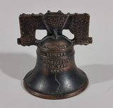 1930s Cast Iron Proclaim Liberty Throughout All The Land Bell Coin Bank - Treasure Valley Antiques & Collectibles