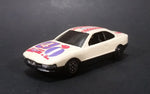 1980s Yatming BMW 850i Tan White Red Star Stripes Bird #4 Sport No. 804 Die Cast Toy Car - Treasure Valley Antiques & Collectibles