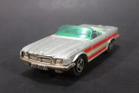 1980 Majorette Mercedes 350 SL Convertible Silver Grey with Red Stripes Die Cast Toy Car - Treasure Valley Antiques & Collectibles