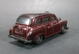 2004 Matchbox London Taxi Burgundy Maroon Die Cast Toy Car - Treasure Valley Antiques & Collectibles