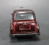 2004 Matchbox London Taxi Burgundy Maroon Die Cast Toy Car - Treasure Valley Antiques & Collectibles