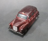 2004 Matchbox London Taxi Burgundy Maroon Die Cast Toy Car - Treasure Valley Antiques & Collectibles