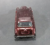 2004 Matchbox London Taxi Burgundy Maroon Die Cast Toy Car - Treasure Valley Antiques & Collectibles