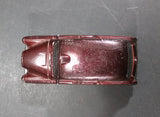 2004 Matchbox London Taxi Burgundy Maroon Die Cast Toy Car - Treasure Valley Antiques & Collectibles