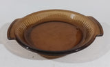 Vintage Anchor Hocking Amber Glass 9" Pie Plate No. 1460 - Hold .75 QT or .75 L - Treasure Valley Antiques & Collectibles