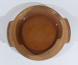 Vintage Anchor Hocking Amber Glass 9" Pie Plate No. 1460 - Hold .75 QT or .75 L - Treasure Valley Antiques & Collectibles