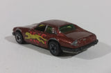 1983 Hot Wheels Jaguar XJS Maroon Burgundy Brown Die Cast Toy Car - Great Graphics - Malaysia - Treasure Valley Antiques & Collectibles