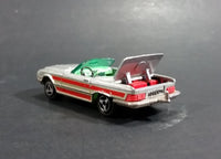 1980 Majorette Mercedes 350 SL Convertible Silver Grey with Red Stripes Die Cast Toy Car - Treasure Valley Antiques & Collectibles