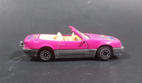 1990s Mercedes Benz SL 500 Convertible Pink River Tour Die Cast Plastic Bottom Toy Car