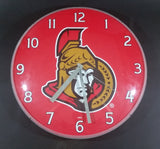 Ottawa Senators NHL Ice Hockey 14" Round Dome Wall Clock - Man Cave - Games Room - Treasure Valley Antiques & Collectibles