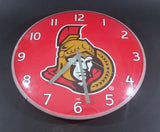 Ottawa Senators NHL Ice Hockey 14" Round Dome Wall Clock - Man Cave - Games Room - Treasure Valley Antiques & Collectibles