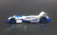 2004 Hot Wheels White and Blue Jet Threat 3.0 Zero-G Die Cast Toy Car - Treasure Valley Antiques & Collectibles
