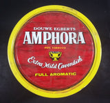Vintage Douwe Egberts Amphora Pipe Tobacco Extra Mild Cavendish 12oz Red Tin Can - Empty - Treasure Valley Antiques & Collectibles