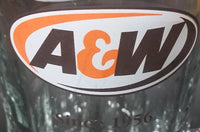 Modern A & W Allen and Wright Since 1956 Clear 8" Tall Root Beer Mug - Treasure Valley Antiques & Collectibles