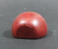 Red Apple Shaped Wooden Fridge Magnet - Treasure Valley Antiques & Collectibles