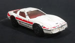 Vintage 1983 Ertl A-TEAM Chevrolet Corvette Die Cast Toy Car White Red Face RARE - Treasure Valley Antiques & Collectibles