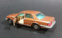1980s Yatming Brown Bronze Mercedes 450 SL w/ Opening Doors Diecast Toy Car No. 1061 - Treasure Valley Antiques & Collectibles