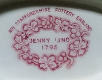 Vintage A.J. Wilkinson Ltd. Jenny Lind Staffordshire Pottery England 34 Piece Dinnerware Set - Treasure Valley Antiques & Collectibles