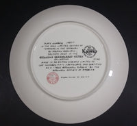 1983 Norman Rockwell Lady "Standing in the Doorway" Bradex Knowles Collector Plate - Treasure Valley Antiques & Collectibles