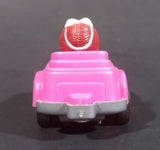1985 McDonald's Happy Meal Fast Macs Birdie Character Pink Pull Back Toy Car Vehicle - Treasure Valley Antiques & Collectibles
