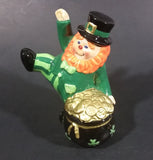 Collectible Fitz and Floyd Essentials Luck O' The Irish Leprechaun with Pot of Gold Figurine - Treasure Valley Antiques & Collectibles