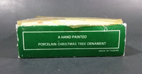 1984 Eileen Richardson Porcelain Clothespin Kid Hand Painted Christmas Tree Ornament with Box - Treasure Valley Antiques & Collectibles