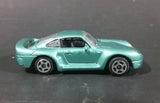 Motor Max Porsche 959 Green Teal Die Cast Toy Car Vehicle - 5 Spoke Wheels - Treasure Valley Antiques & Collectibles
