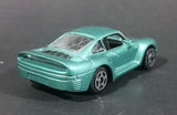 Motor Max Porsche 959 Green Teal Die Cast Toy Car Vehicle - 5 Spoke Wheels - Treasure Valley Antiques & Collectibles