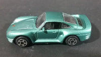 Motor Max Porsche 959 Green Teal Die Cast Toy Car Vehicle - 5 Spoke Wheels - Treasure Valley Antiques & Collectibles