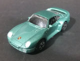 Motor Max Porsche 959 Green Teal Die Cast Toy Car Vehicle - 5 Spoke Wheels - Treasure Valley Antiques & Collectibles