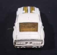 2013 Hot Wheels 1968 Ford Mustang Shelby GT 500 White w/ Black & Gold stripes Die Cast Toy Car - Treasure Valley Antiques & Collectibles