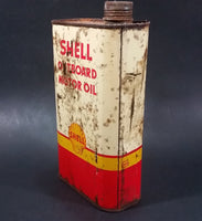 Vintage Shell Outboard Motor Oil Can 1 Imperial Quart - Boating - Boats - Fishing - Treasure Valley Antiques & Collectibles