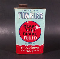 Vintage Tumbler Heavy Duty Break Fluid Part No. 50016 Automotive Vehicle Metal Can w/ Lid - 16 Fl. oz. - Empty - Treasure Valley Antiques & Collectibles