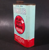 Vintage Tumbler Heavy Duty Break Fluid Part No. 50016 Automotive Vehicle Metal Can w/ Lid - 16 Fl. oz. - Empty - Treasure Valley Antiques & Collectibles