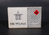The Village Restaurant Hong Kong Souvenir Promo Wooden Matches Box - Nearly Full - Treasure Valley Antiques & Collectibles