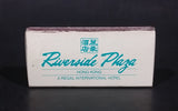 Regal Riverside Plaza Hotel Hong Kong Souvenir Promo Wooden Matches Box - Nearly Full - Treasure Valley Antiques & Collectibles