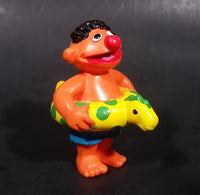 1980s Applause Muppets Sesame Street "Ernie Wearing a Float" PVC Figurine