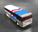 1979 Buddy L 4950 Americruiser Greyhound Bus Pressed Steel Toy Car Vehicle - Missing 2 Tires - Treasure Valley Antiques & Collectibles